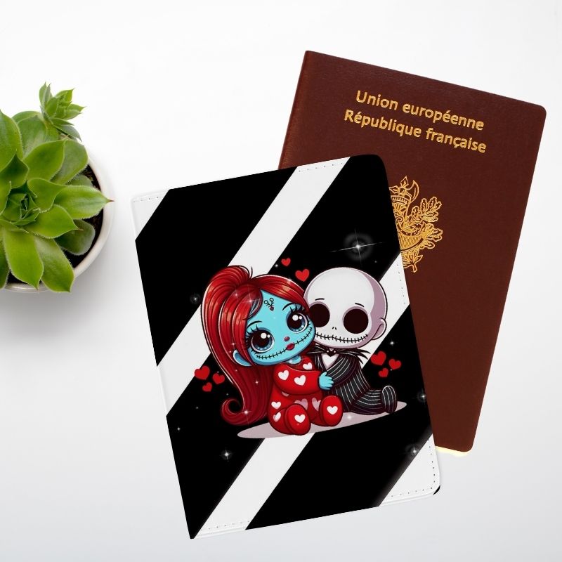 Jack x Sally - Protège-passeport