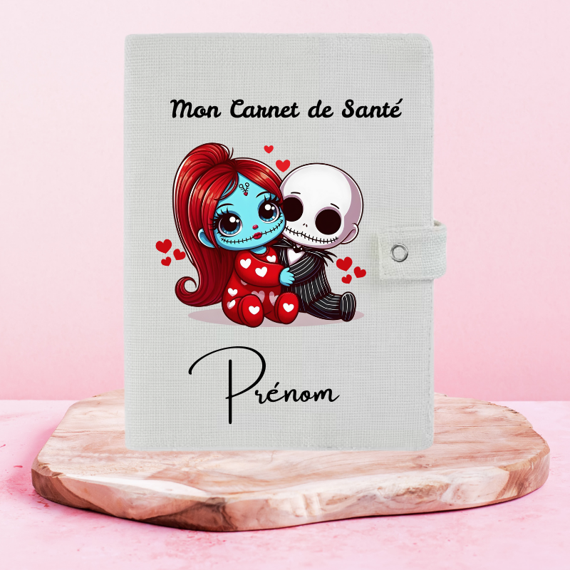 Jack x Sally - Protège Carnet de Santé