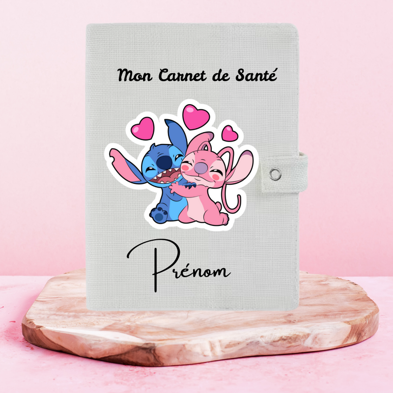 Stitch x Angel - Protège Carnet de Santé