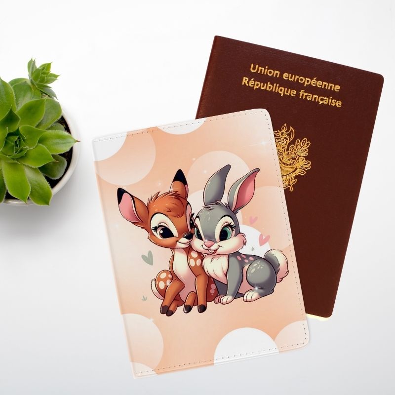 Bambi x Panpan - Protège-passeport
