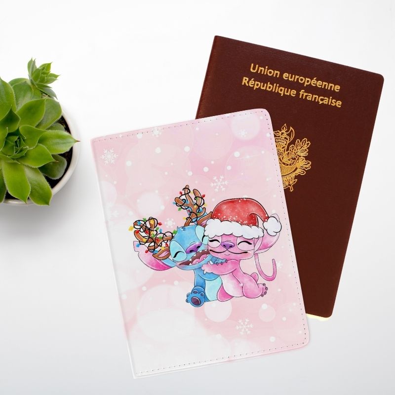 Stitch & Angel Noel - Protège-passeport