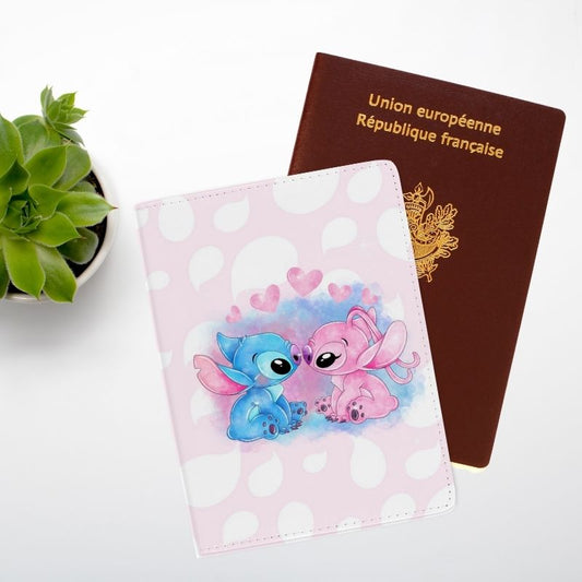Stitch & Angel Love - Protège-passeport