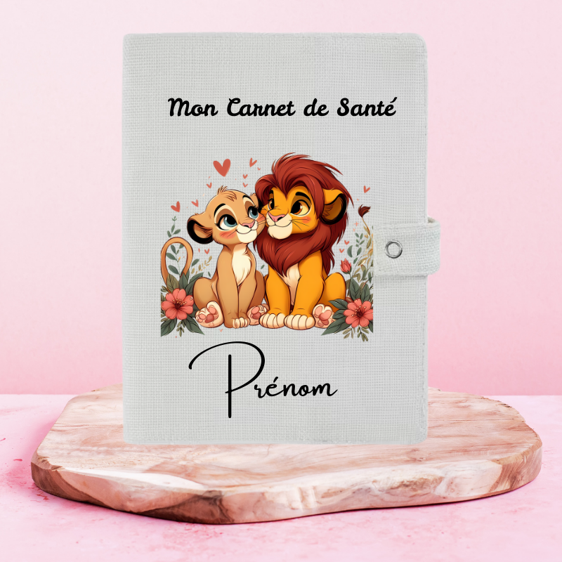 Simba x Nala - Protège Carnet de Santé