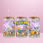 Pokemon - Verre givré avec couvercle
