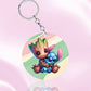 Groot x Stitch - Porte-clés