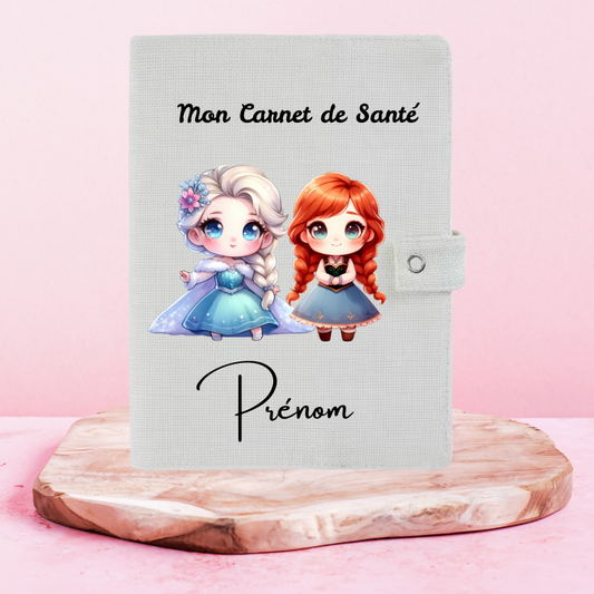 Anna x Elsa - Protège Carnet de Santé
