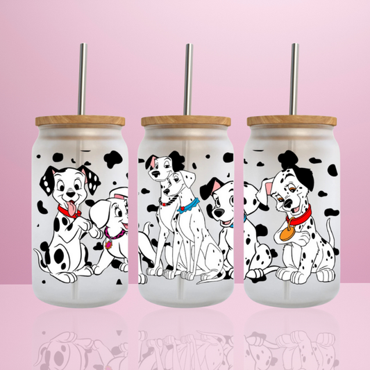 101 Dalmatiens - Verre givré avec couvercle