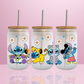 Stitch Deguisement - Verre givré avec couvercle