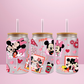 Minnie x Mickey Love - Verre givré avec couvercle