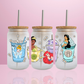 Princess Starbucks Coffee - Verre givré avec couvercle
