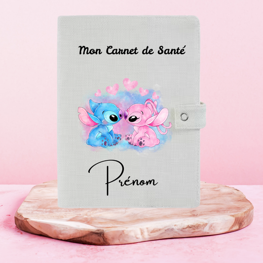 Stitch x Angel - Protège Carnet de Santé